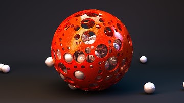 Unglaubliche Abstract Art in Cinema 4D – Dynamics & Boole erklärt!