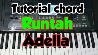 Runtah Tutorial Chord Piano Adella