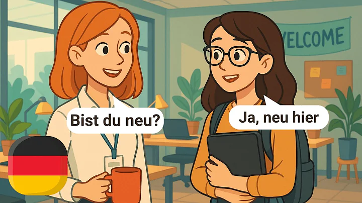 Simple German Conversations for Beginners | A1-A2 | 10 Simple Office Conversations