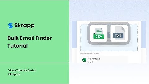 Lean how to find emails from CSV lists of names and companies - Skrapp.io
