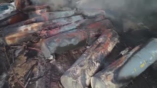 Anger over derailment waste in Indiana
