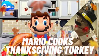 SMG4: Mario Cooks A Thanksgiving Turkey Reaction (Puppet Reaction)