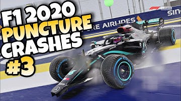 F1 2020 PUNCTURE CRASHES #3