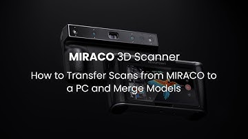 Revopoint MIRACO 3D Scanner: How to Transfer Scans to a PC and Merge Models