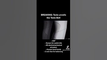 BREAKING: Tesla unveils the Tesla Bot Named Optimus #shorts #tesla #robots #ai