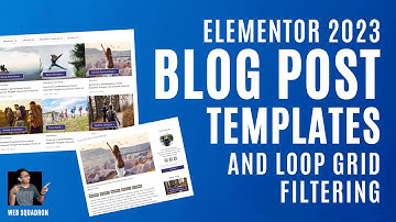 Hoe je WordPress-berichten, blogsjablonen en berichtsjablonen bouwt - Elementor WordPress-zelfstu...