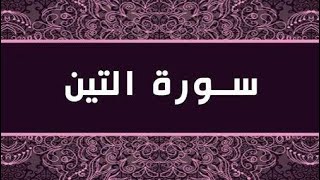سورة التين بصوت الشيخ ميثم التمار