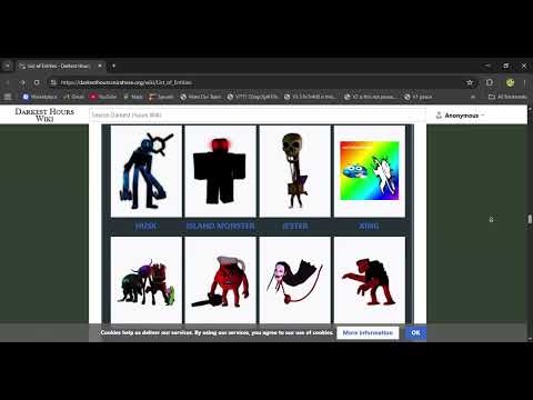 Darkest hours Entities wiki showcase [OLDEST]