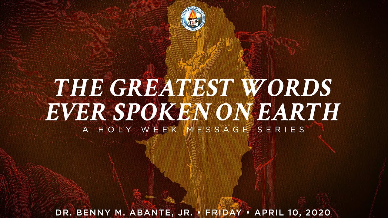 The Greatest Words Ever Spoken on Earth (2020) Dr. Benny