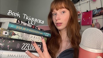 ASMR | Book Tapping, Tracing, Gripping + Whispers