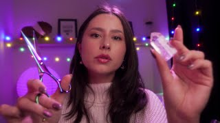 ASMR Detox de Energia Completo ✨🌧️ Plucking com Tesoura, Cristais & Movimentos de Mãos Para Dormir