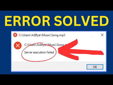 How To Fix Windows Media Player “Server Execution Failed” Error On Windows 10/8/7 | Simple Tutorial