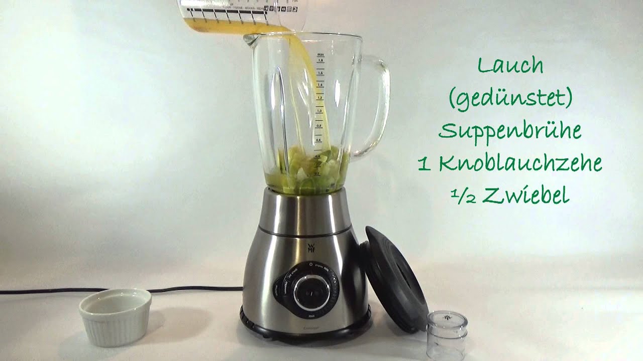 WMF Kult pro Power Standmixer Test – Suppe - YouTube