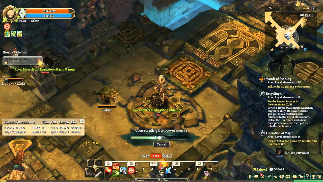 tree of savior royal mausoleum  Update  Tree of Savior Walkthrough part 40   Royal Mausoleum