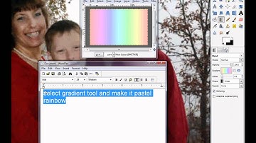 Gimp tutorial how to make rainbow lips