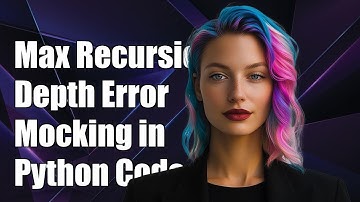 Max Recursion Depth Error: How to Mock Instance Methods in Python