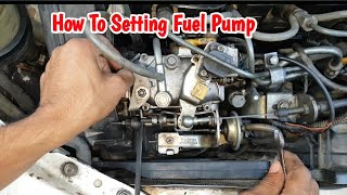 How To Setting Fuel Pump In Tata Indigo/ Tata Indica And Tata Vista / How To Adjust Delph Fuel pump