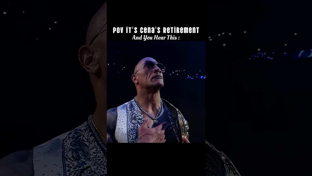 The Rock returns to Face John Cena | John Cena Farewell Tour