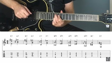 Shell Voicings No.2 - Free GUITAR LESSON (with TAB & Sheet music) by Georg Dybowski