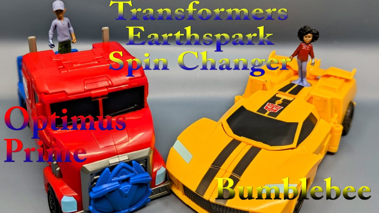 Chuck's Reviews Transformers Earthspark Spin Changer Optimus Prime and