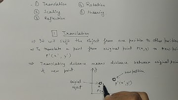 2D Transformation, Translation - Sharvali Sarnaik
