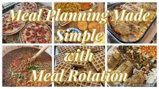Meal Rotation Ideas I 7 DINNERS I simple meal planning 