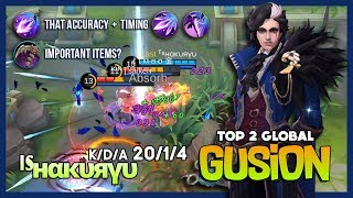 Fastest Hand Mode Activation of The Hairstylist! ᵀˢнαкυяүυ Top 2 Global Gusion ~ Mobile Legends