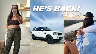 My Boyfriend of 10 Years MOVES IN With Me!! New Car Tour (Land Rover LR4) + Wholesome Day in Austin
