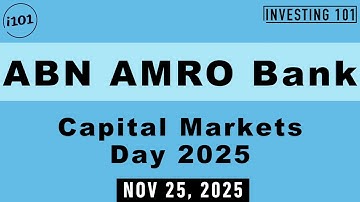 ABN AMRO Bank Capital Markets Day 2025 | Nov 25, 2025