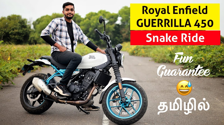 Royal Enfield Guerrilla 450 - Snake Ride ! Torquey, Fun to Drive, Lag in gear box | தமிழ் review