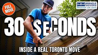 What a Full House Move Looks Like in 30 Seconds | Miracle Movers Toronto