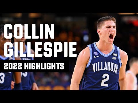 Villanova's Collin Gillespie in action during an NCAA college