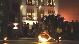 Fire Poi: GlitterGirl: Temple of PoiGeek Fire Dancing Expo 2008