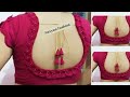Blouse neck design || Blouse neck design cutting and stitching ||Blouse neck designs