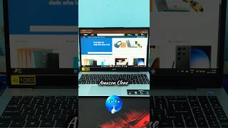 Amazon Clone By Using HTML & CSS 😎 #bca #study #shorts #viral #windows #coding