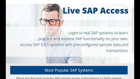Getting access to a SAP S/4HANA system