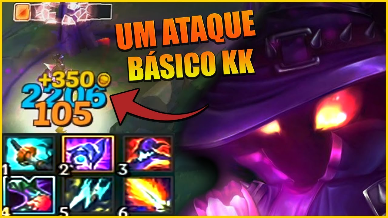ESSA BUILD COM O VEIGAR TA BUGANDO O LOL - UM AUTO ATAQUE FAZIA