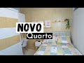 MEU QUARTO NOVO: Pintei o guarda roupas e fiz mais transformações!