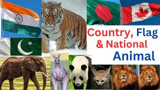 Countries With Flags and Their National Animal ll National Animal of the World ll National Animals