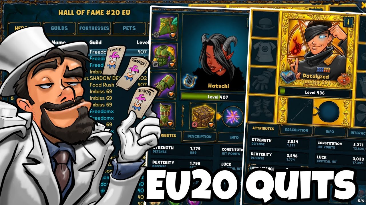 Top Spieler QUIT EU20 und mehr | Shakes&Fidget