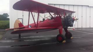 Stearman Engine Start-Up