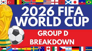 2026 FIFA World Cup Group D Preview: Can The USA Find Form & Get Out Of The Group?