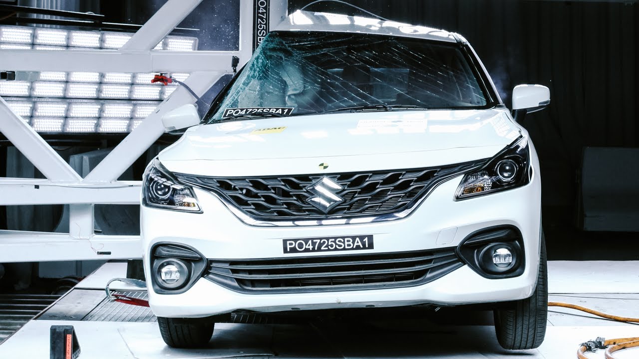 The updated Baleno with 6 airbags achieves 2 stars