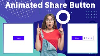How to create animated share button using HTML & CSS