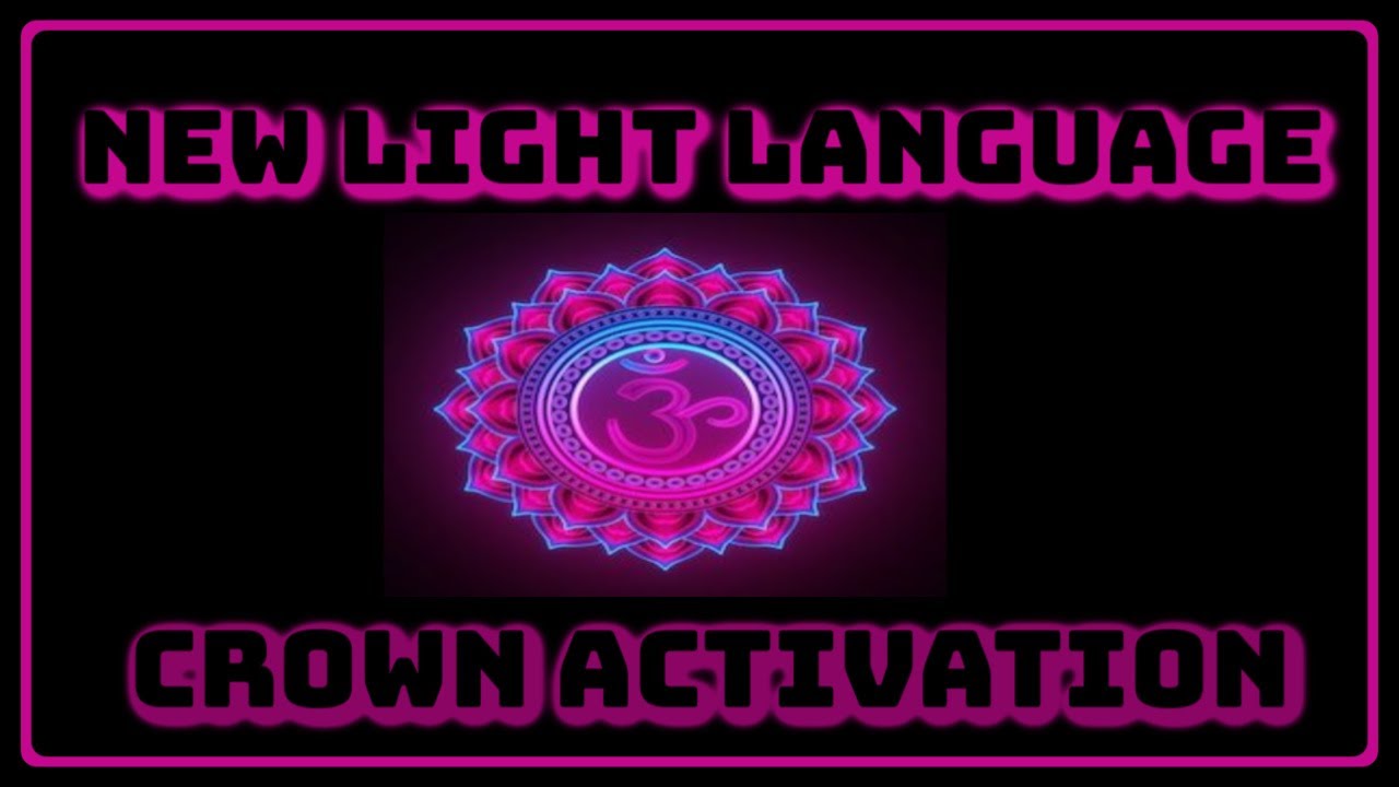 Light Language l Crown Chakra Activation 💜💜💜 l Elevation l Cosmic ...