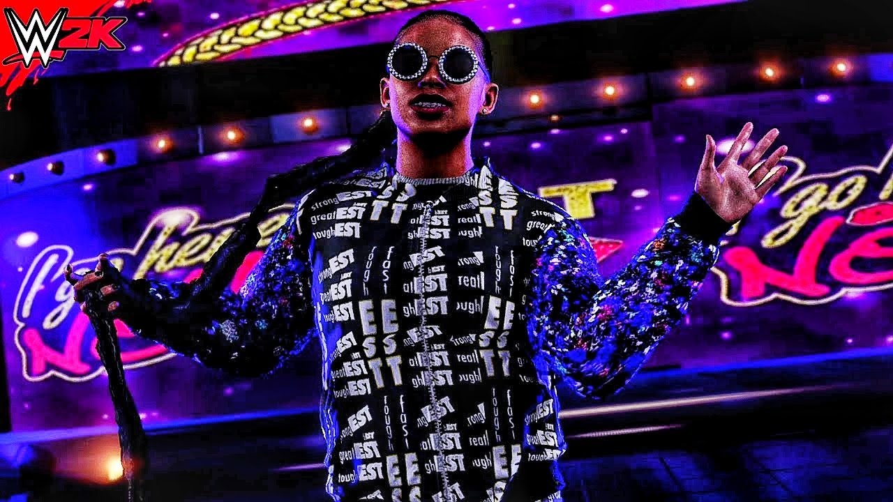 Bianca Belair 2021 Entrance w/ Custom GFX Pack | WWE 2K19 PC Mods