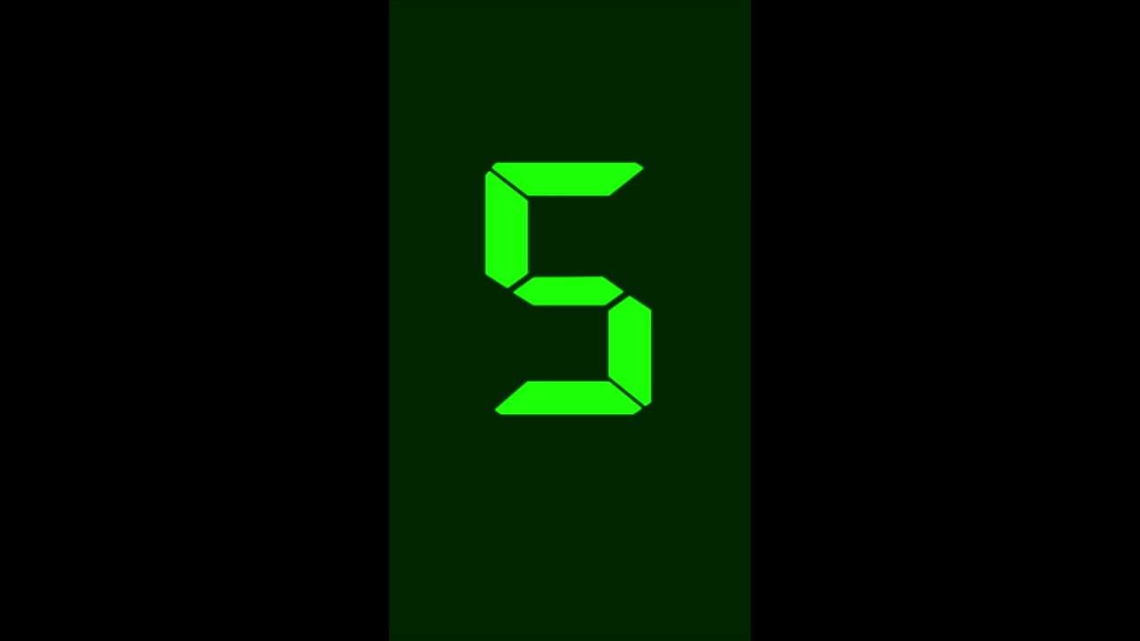 10 Seconds Digital Countdown Timer No Copyright Shorts Tiktok Nocopyright Tik