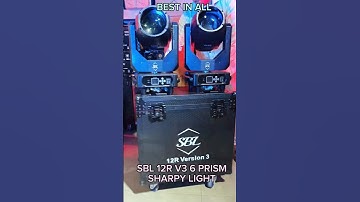SBL 12 R SHARPY RS 50000 PAIR WITH CASE 5 KM RANGE #djlight #dj #laserlight #sharpy #movinghead