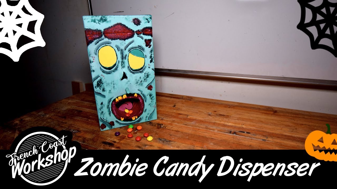 Zombie Candy Dispenser Halloween Special 2019 DIY YouTube