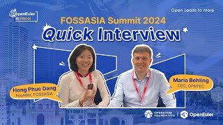 Download Lagu A Quick Interview with Hong Phuc Dang and Mario Behling at #FOSSASIASummit2024 MP3
